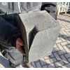 Kerb Corner Unit: internal Half Batter Profile, High Kerb Corner in Charcoal - 200mm High 