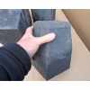 Kerb Corner Unit: External Half Batter Profile, High Kerb Corner in Charcoal - 200mm High 