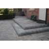 Tumbled Block Paving High Kerbs for Driveways in Charcoal