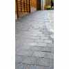 Tumbled Block Paving in Charcoal, 50mm, 2 Mixed Sizes. Pack 8.35m2