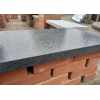 Black Copings: Natural Granite Flat Double Coping Stone in Emperor Black - 600mm x 400mm x 40mm