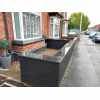 Natural Granite Flat Double Wall Coping Stone :  Emperor Black - 600x300x25mm