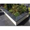 Black Copings: Natural Granite Flat Double Coping Stone in Emperor Black - 600mm x 300mm x 25mm