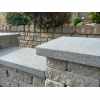 Natural Granite Flat Pier Caps: Grey Colour - 400x400x40mm for 1 1/2 Brick Pillar 