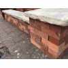 Natural Sandstone Reclaimed Style Pier Caps: 500x500x50mm for 2 Brick Pier