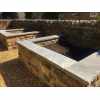 Natural Sandstone Weathered Coping Stones: 900x300x50mm Double Wall