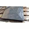 Natural Sandstone 48cm x 48cm Pier Cap in Galaxy Black Colour - for 2 Brick Pier