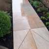 Bradstone Rock Porcelain Paving in Sunset Buff.  3 Size  - Patio Pack of 19.89m2