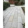 Bradstone Romeli Porcelain Paving in Buff Blend.