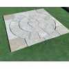 Circle Paving Kit: Natural Sandstone 1.6m Dia : Kandla Grey