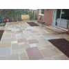 Natural  Indian Sandstone Paving : Forest Blend : 4 Mixed Size Patio Pack (15.25m2)