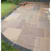 Natural Indian Sandstone Paving: 4 Mixed Sizes in Harvest Blend: Patio Pack 15.25m2