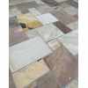 Natural Sandstone 4 Mixed Size Paving in Sahara Buff : 