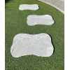 Natural Sandstone Stepping Stones, in Kandla Grey: Random Shape