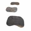 Natural Sandstone Stepping Stones, in Sagar Black: Random Shape