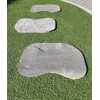 Natural Sandstone Stepping Stones, in Sagar Black: Random Shape