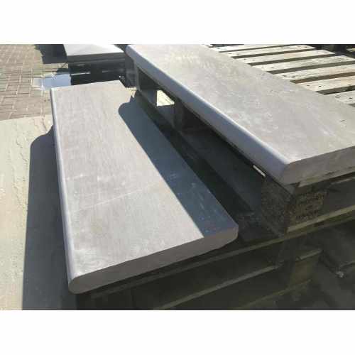 Bullnosed Steps in Natural Kandla Grey Sandstone - 900mm x 350mm x 50mm