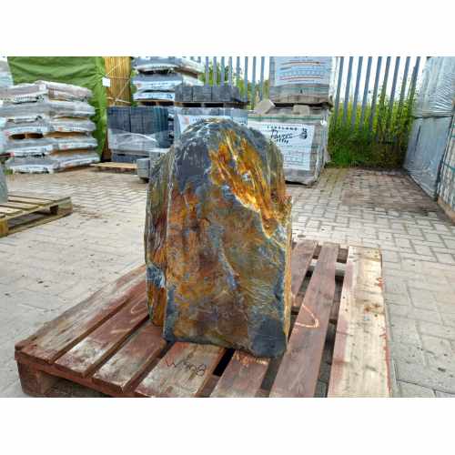 Grey Slate Monolith WS-08 - Pre-Drilled Water Feature: 630mm