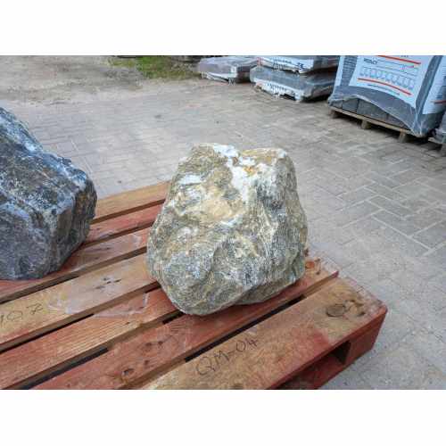 Water Feature: Silver Quartz Stone Pre-Drilled Monolith Water Feature: QM-04 - 350mm High