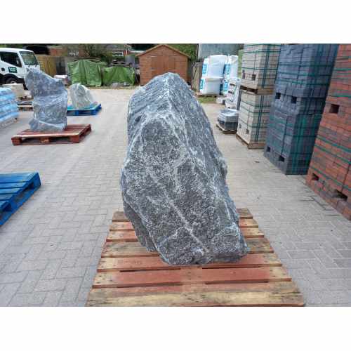 Water Feature: Grey Quartz Stone Pre-Drilled Monolith Water Feature: QM-05 - 1170mm High