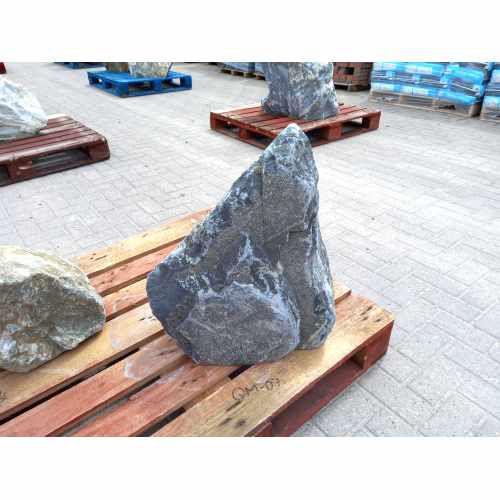 Water Feature: Grey Quartz Stone Pre-Drilled Monolith Water Feature: QM-07 - 640mm High