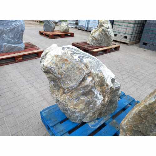 Water Feature: Silver Quartz Stone Pre-Drilled Monolith Water Feature: QM-12 - 720mm High