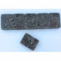 Tumbled Cobble Paving Setts, Charcoal, 105x140x50mm