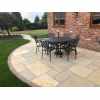 Provence Style, Tumbled Honey Natural Limestone Paving: mixed size m2