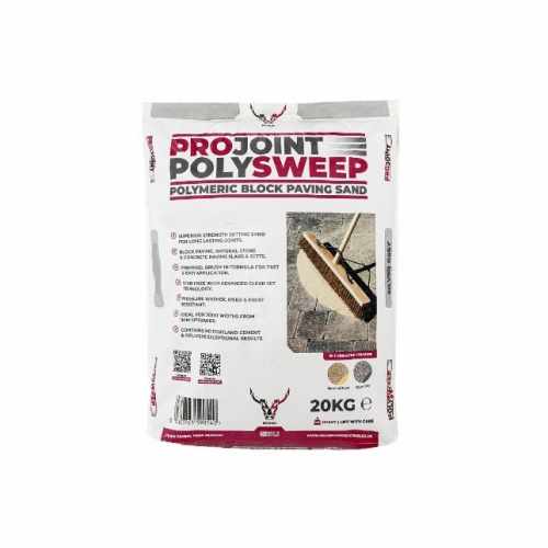 Nexus ProJoint PolySweep: Polymeric Block Paving Setting Sand in Silver Grey - 20kg Bags 