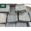 Natural Granite Split Cobble Setts, Graphite Grey - 100x100x40-60mm